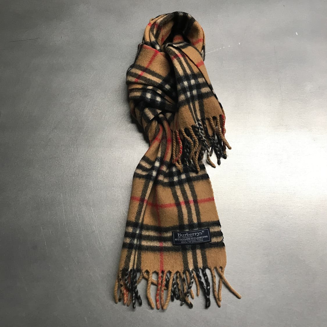 버버리 정품 캐시미어/램스울 머플러 베이지 상품이미지1