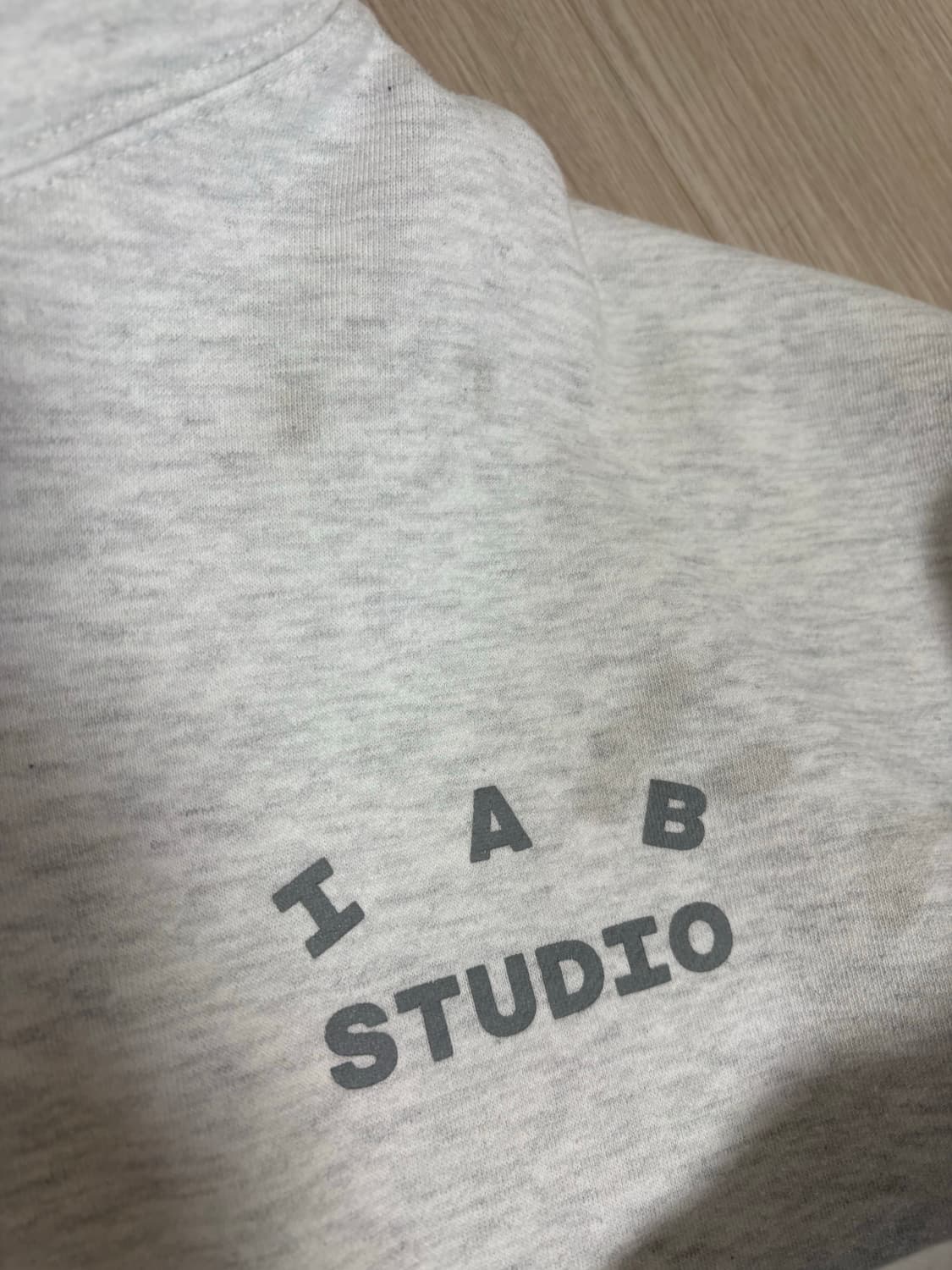 아이앱스튜디오 라이트그레이 후드티 2xl 상품이미지3