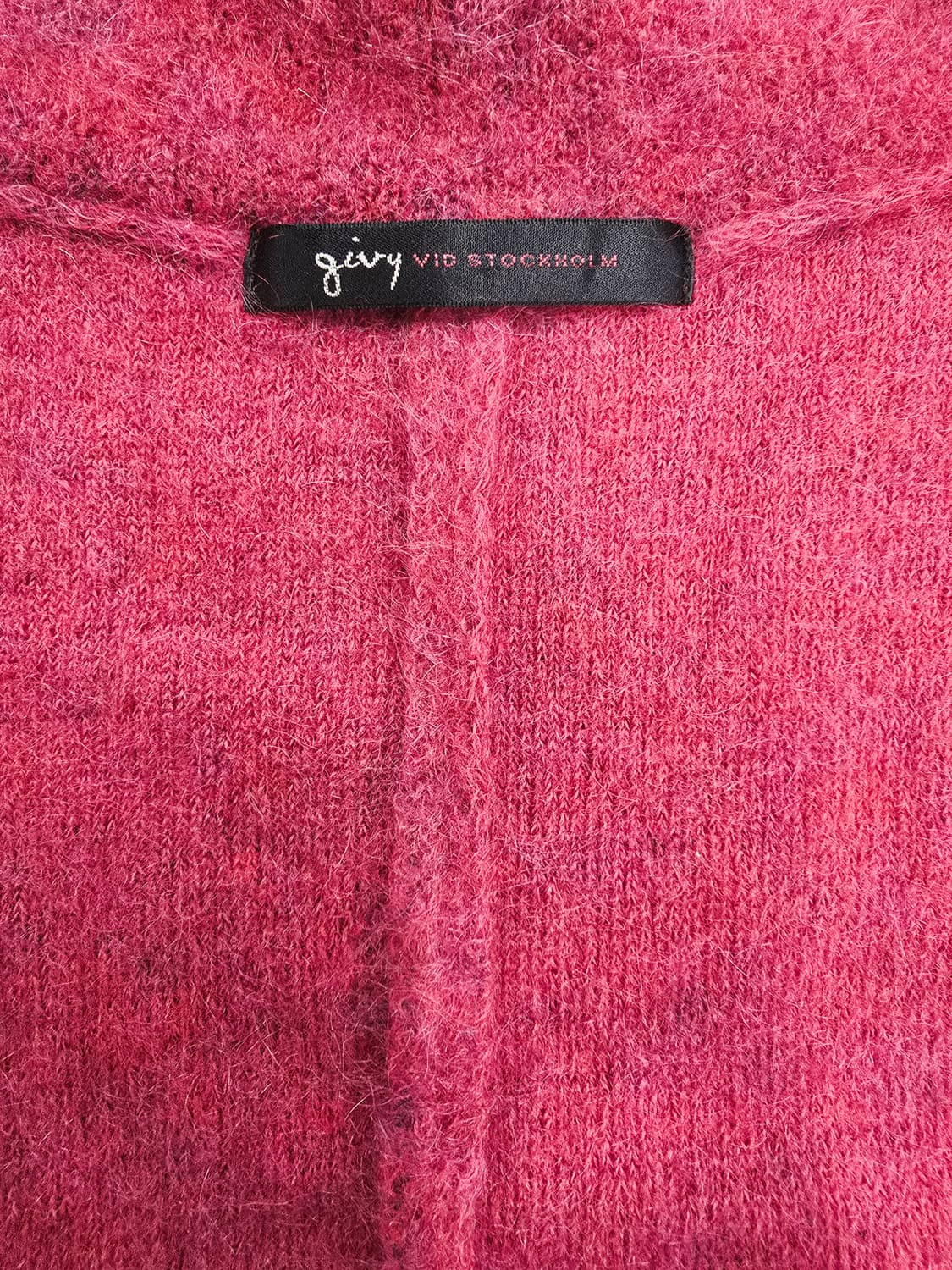 기비 모면혼방 하프 코트 버건디 상품이미지9