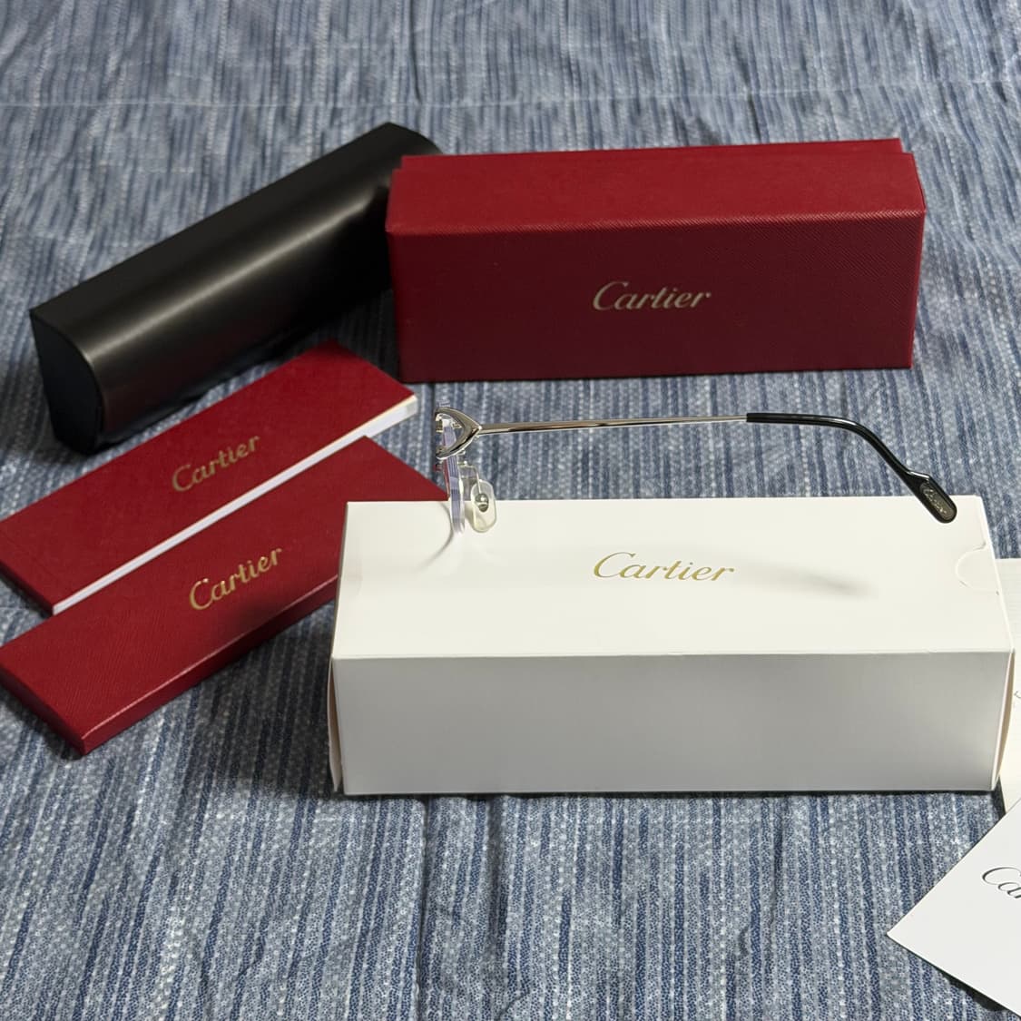 (OS) Cartier 까르띠에 C 데코 무테 안경  상품이미지5