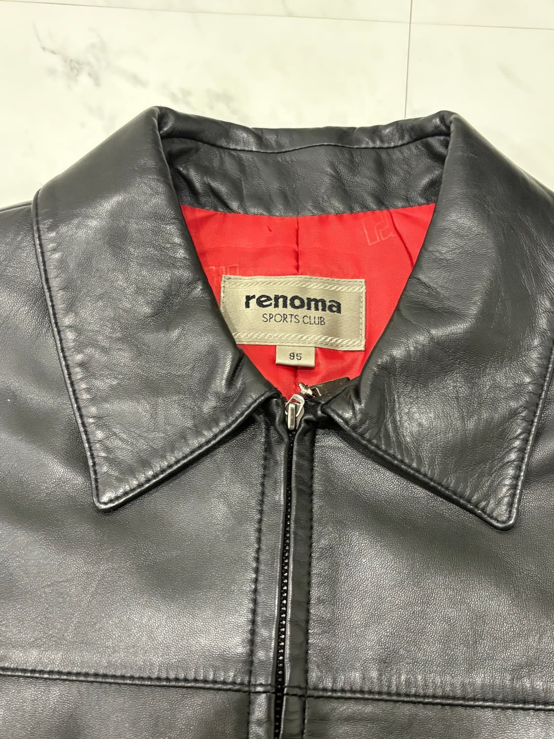 vintage renoma sheepskin jacket 상품이미지3