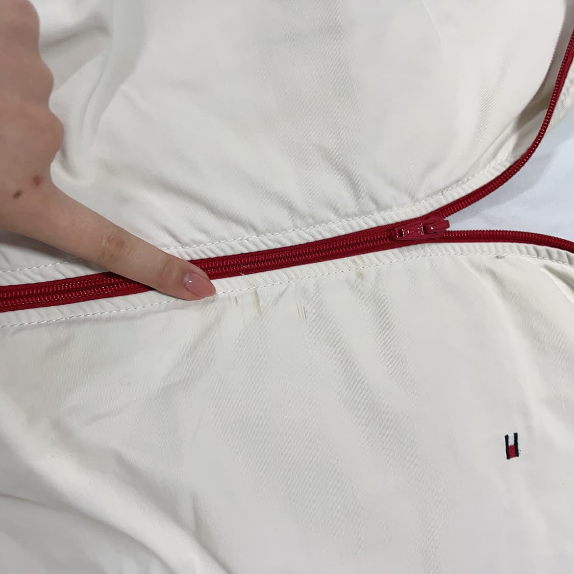 [정품] 타미 아이보리 레드포인트 자켓 [ L ] 상품이미지8