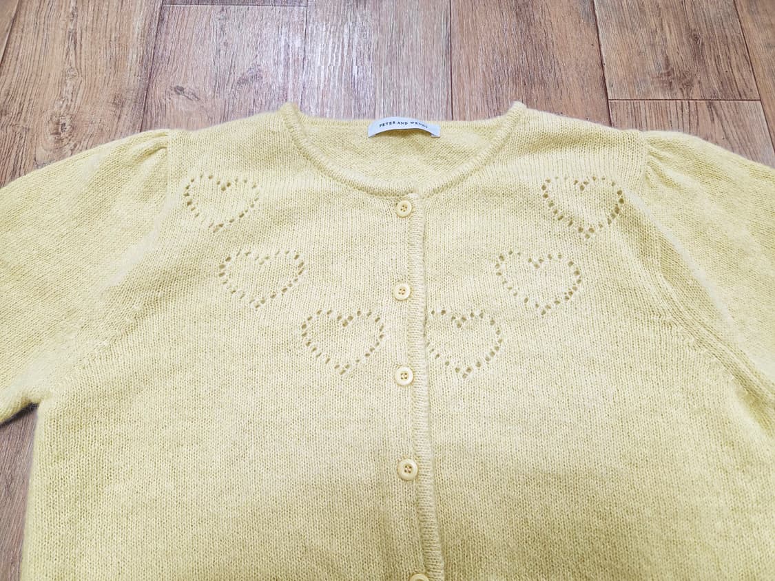 피터앤웬디(peterandwendy) 하트 뿅뿅가디건 프리사이즈 새상품 상품이미지6