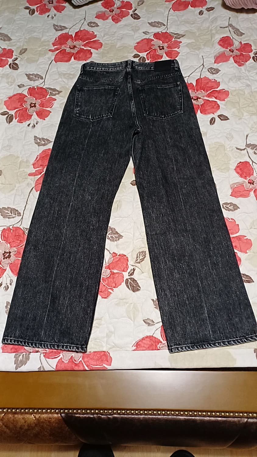 모드나인 와이드데님팬츠 30인치 기장107 상품이미지5