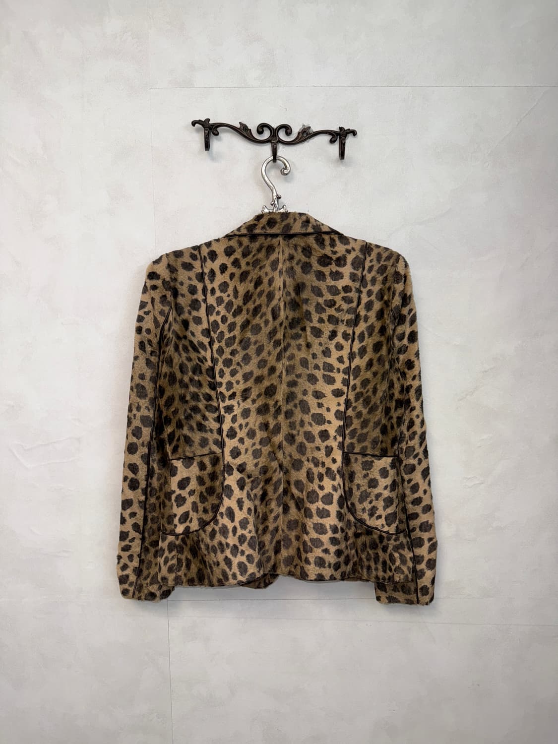 Brown leopard fur jk/sk setup 상품이미지7