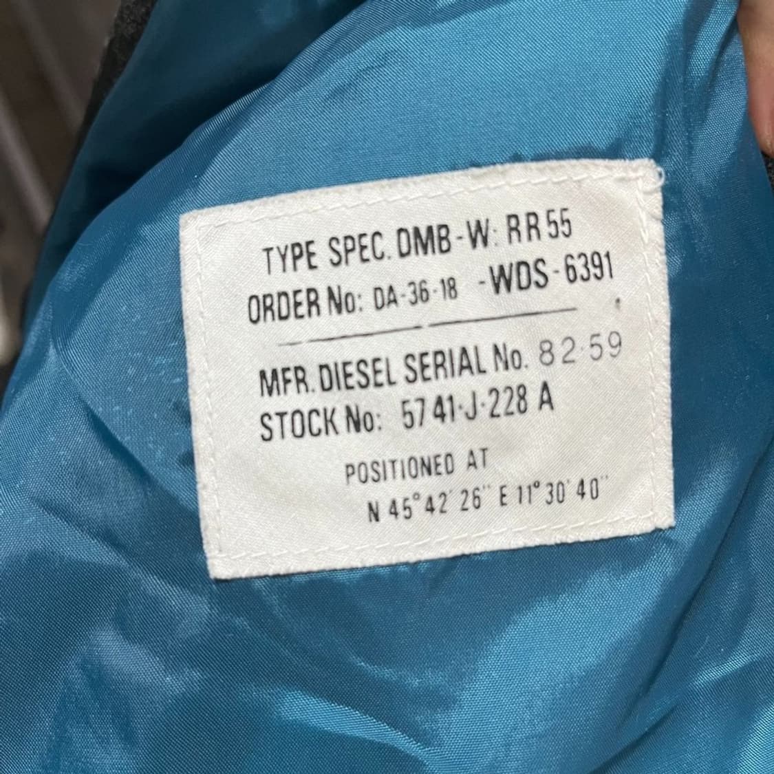 디젤 바이커 패딩 S 상품이미지4