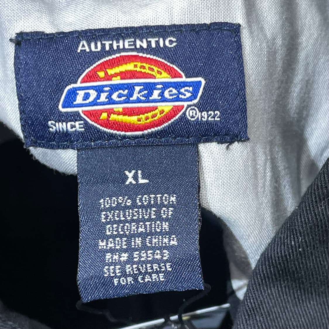 (XL) Dickies 디키즈 반팔 워크 셔츠 블랙 상품이미지6