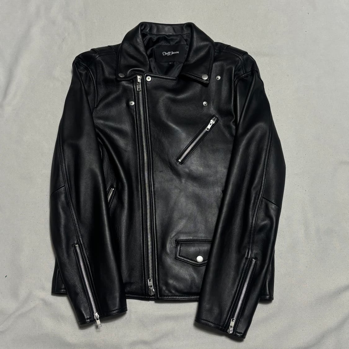 L 도프제이슨 램스킨 라이더 자켓 상품이미지2