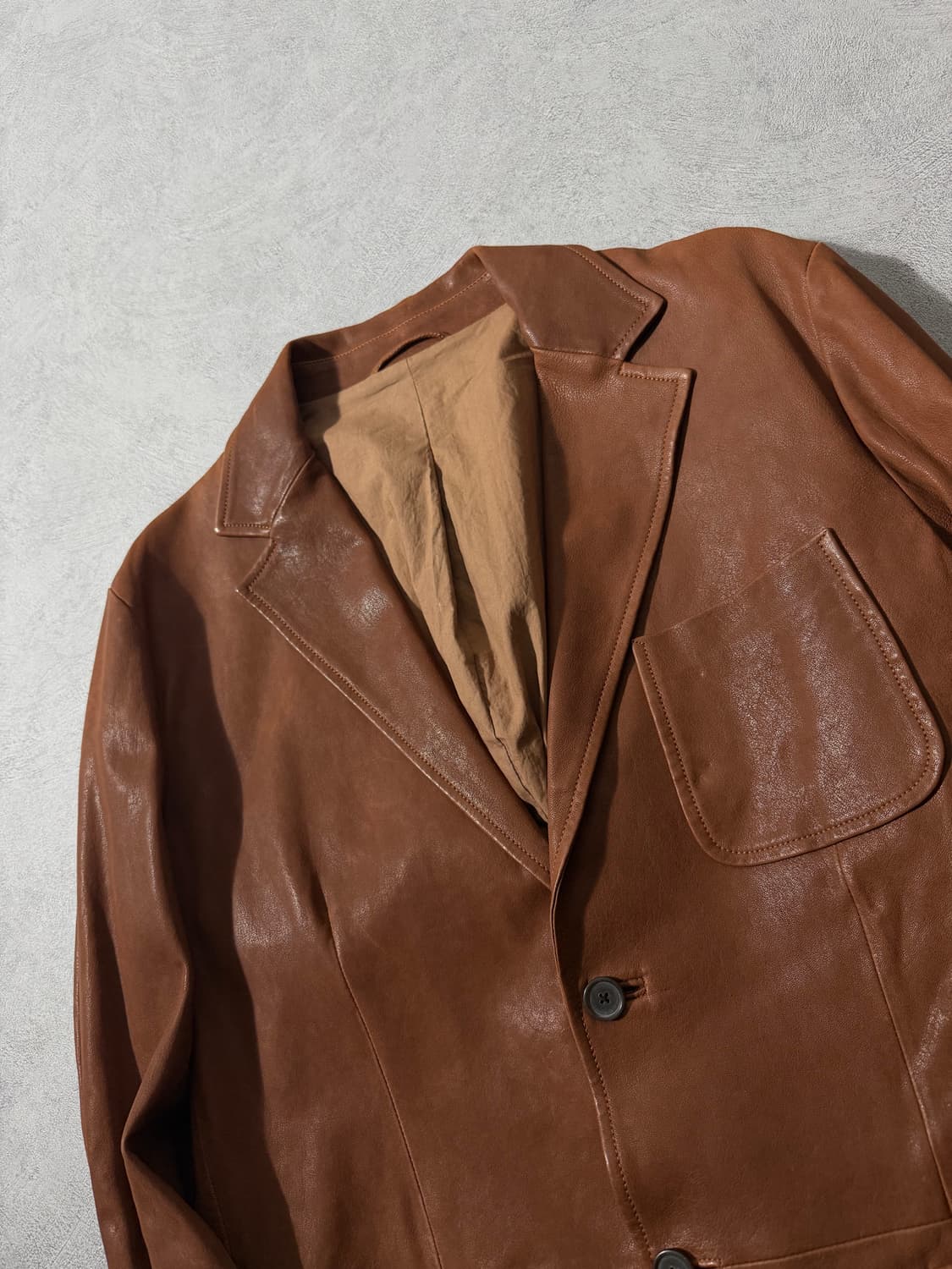 00‘S 질샌더 테일러 레더자켓  상품이미지3