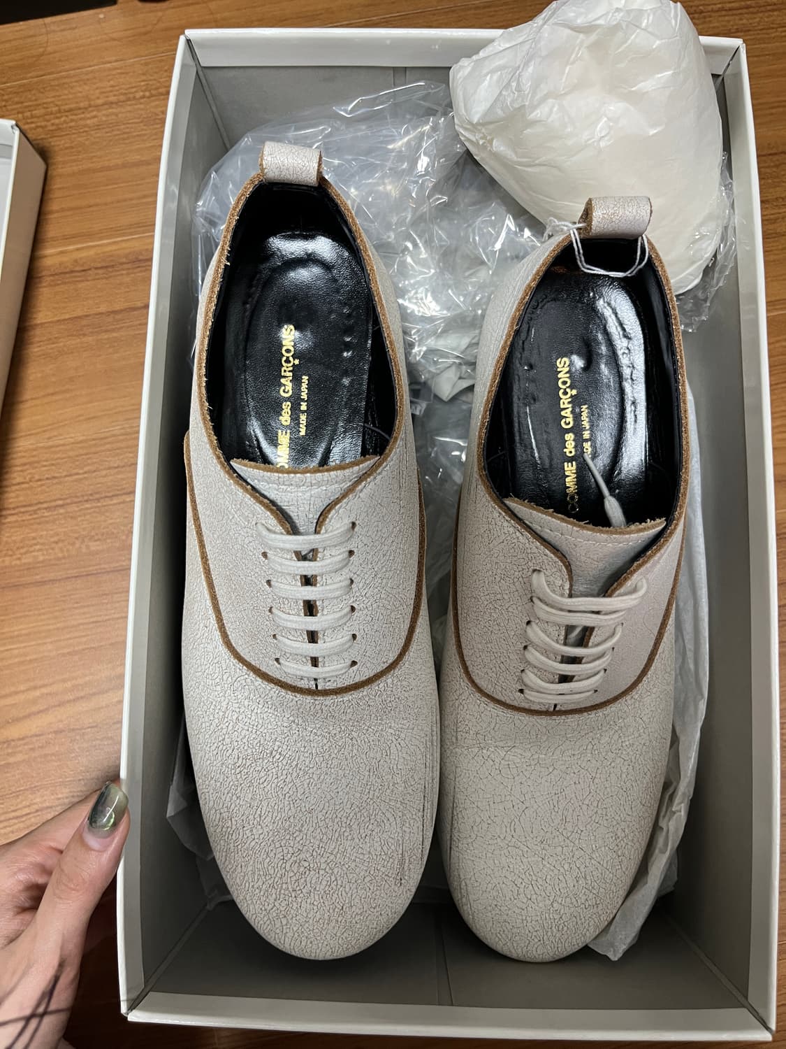 꼼데가르송 페인트 레이스업 슈즈 240 상품이미지3