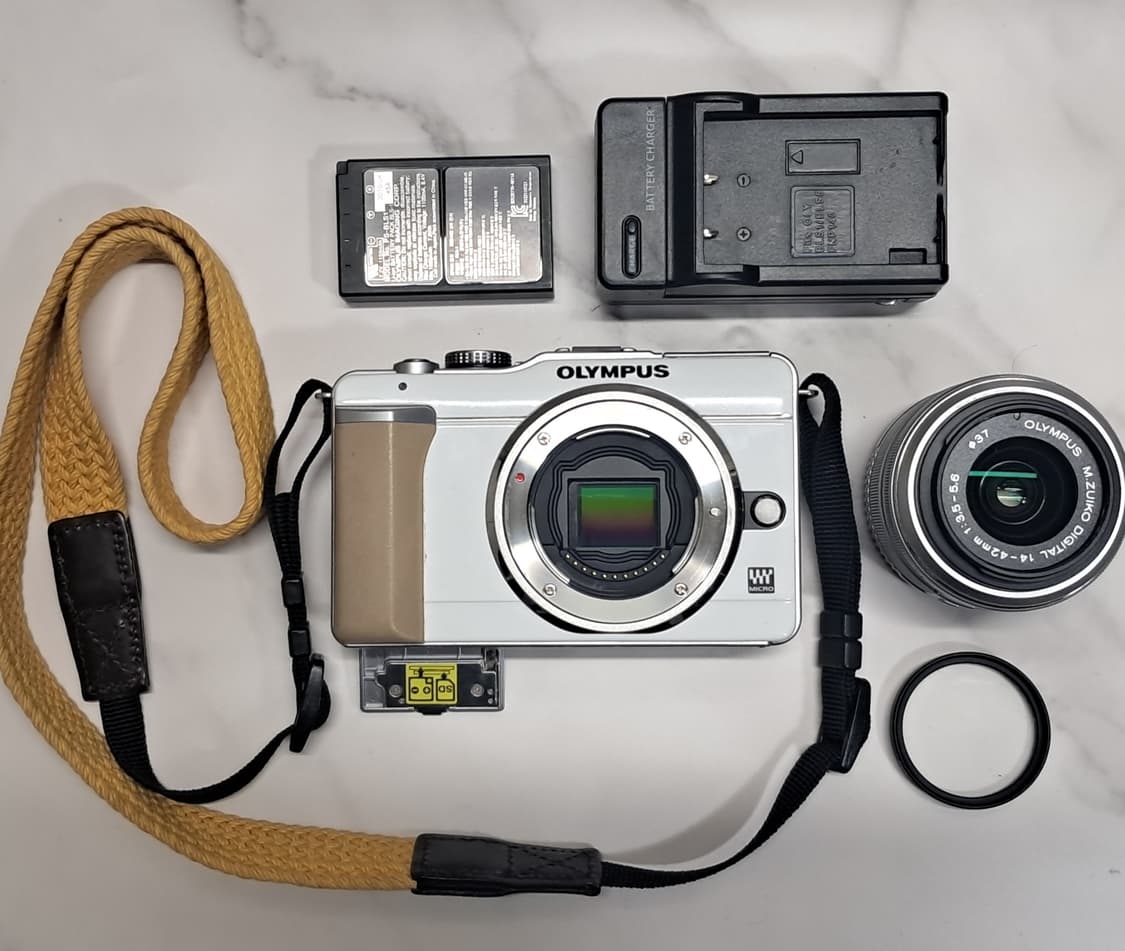 하자있음! 올림푸스 PEN E-PL1 /14-42mm 렌즈 상품이미지7