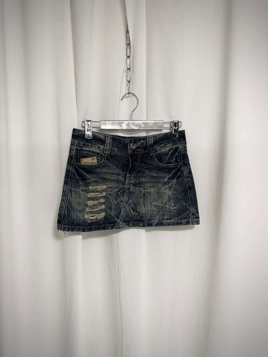 Y2k denim mini skirt 상품이미지3