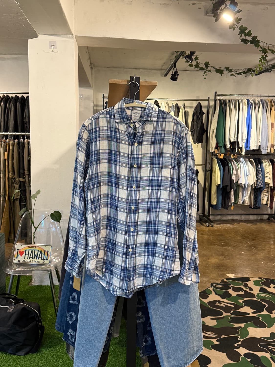 브룩스 브라더스 린넨 셔츠 상품이미지3