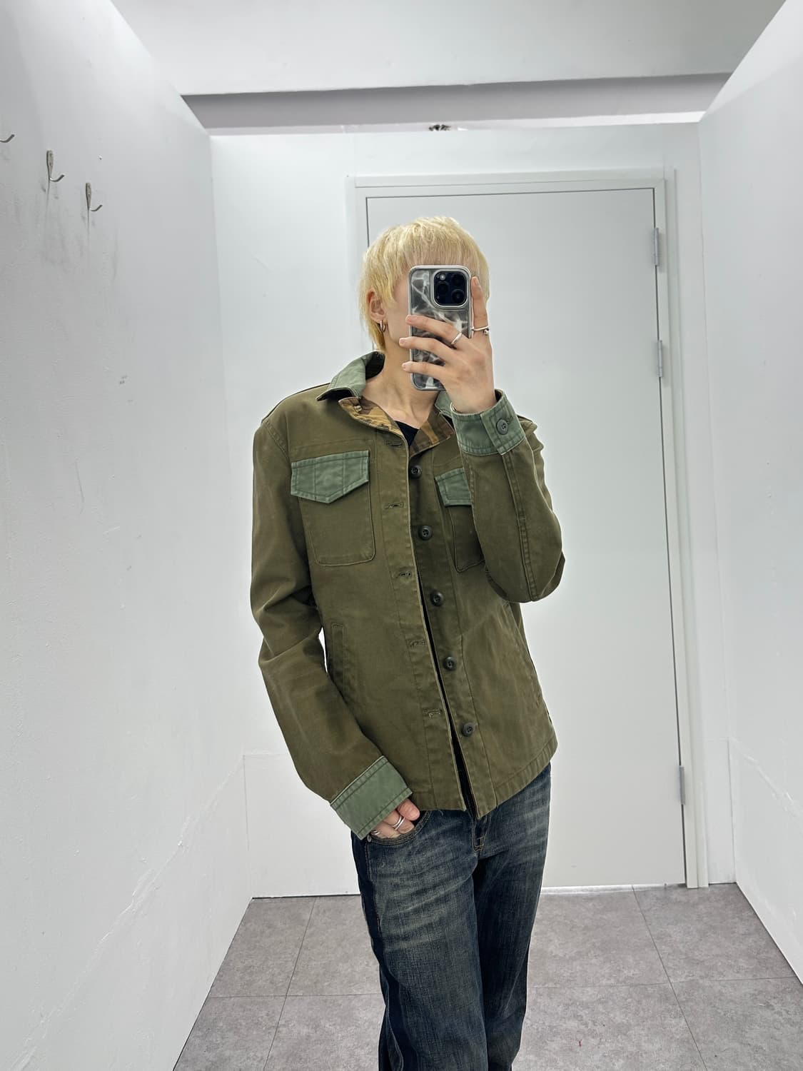 Luv Maison Camo Detail Cotton Jacket 상품이미지9