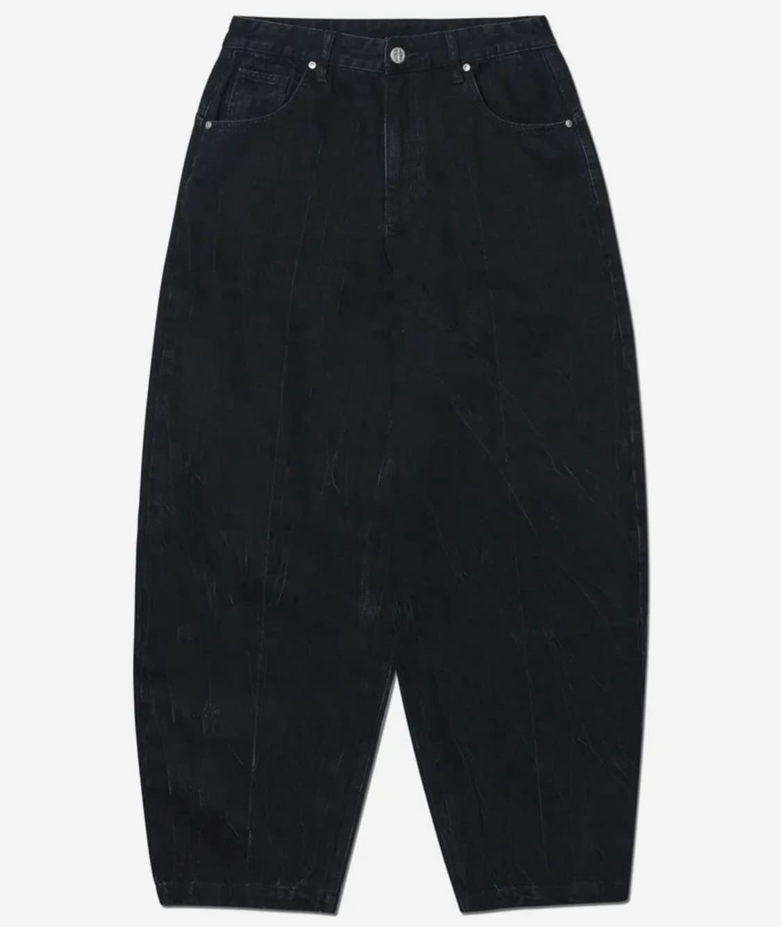 노매뉴얼 C.W WIDE DENIM PANTS - BLACK(XS) 상품이미지1