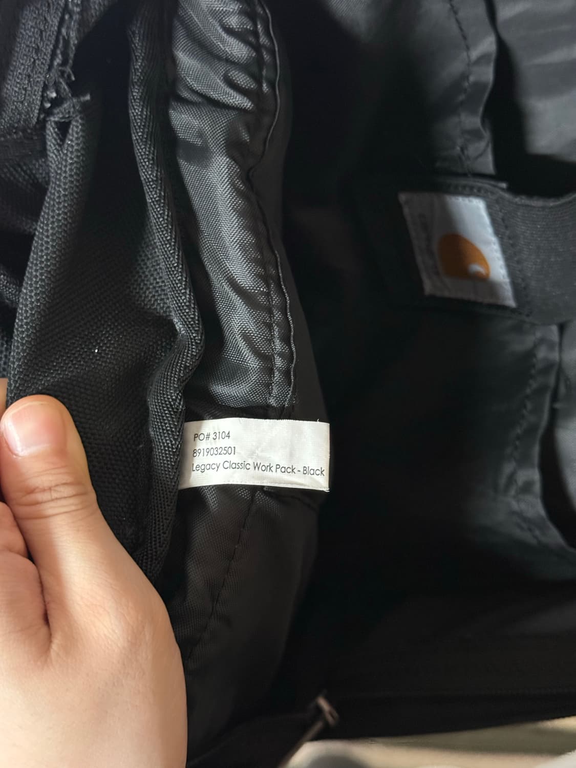 정품 칼하트 레가시 클래식 워크 백팩 상품이미지8