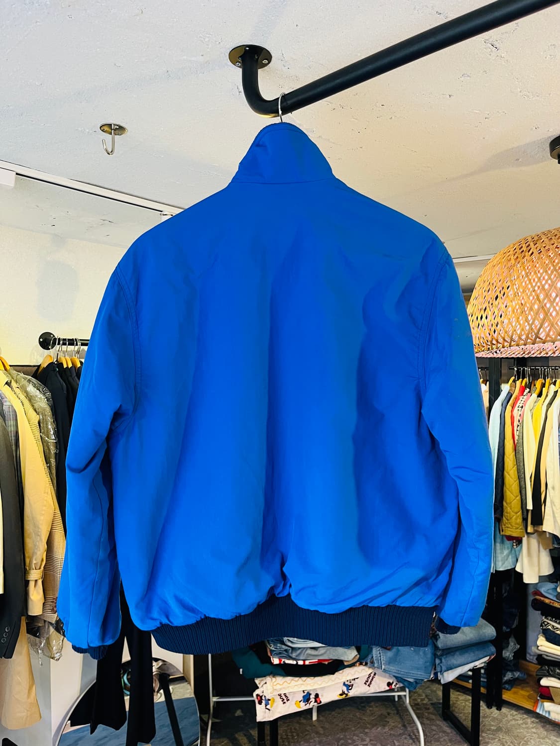 90‘s 에디 바우어 블루 나일론 플리스 자켓(미국제) 상품이미지2