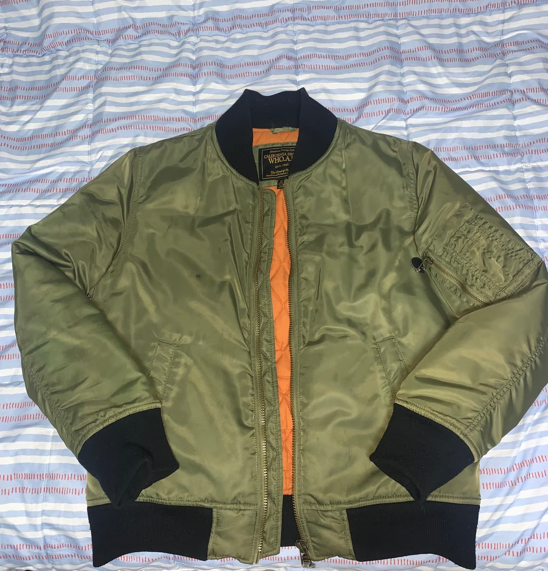 후아유 ma-1 봄버자켓 상품이미지1