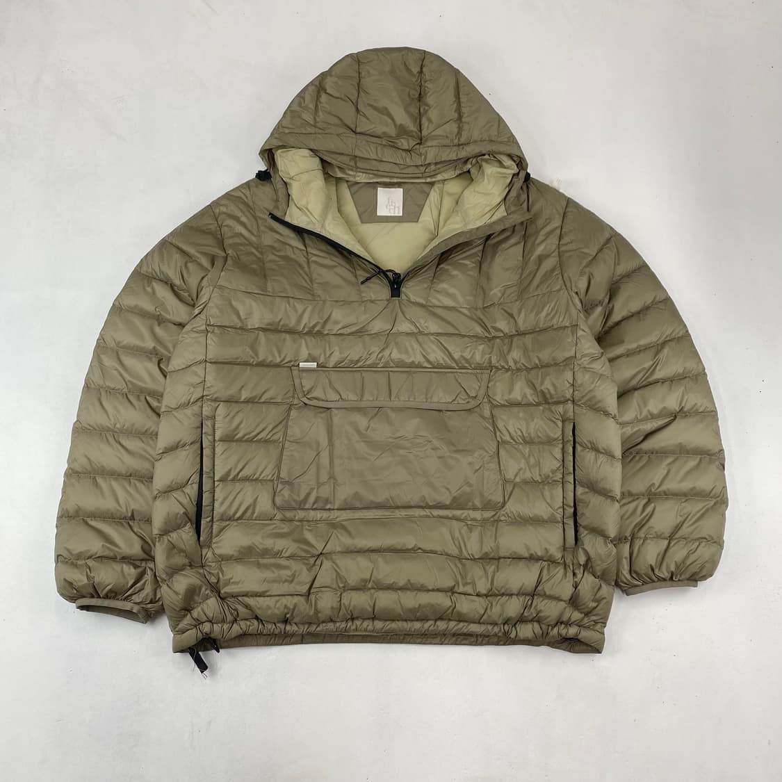 페치선데이 카키 폴리시 구스 다운 아노락 (110) 상품이미지1