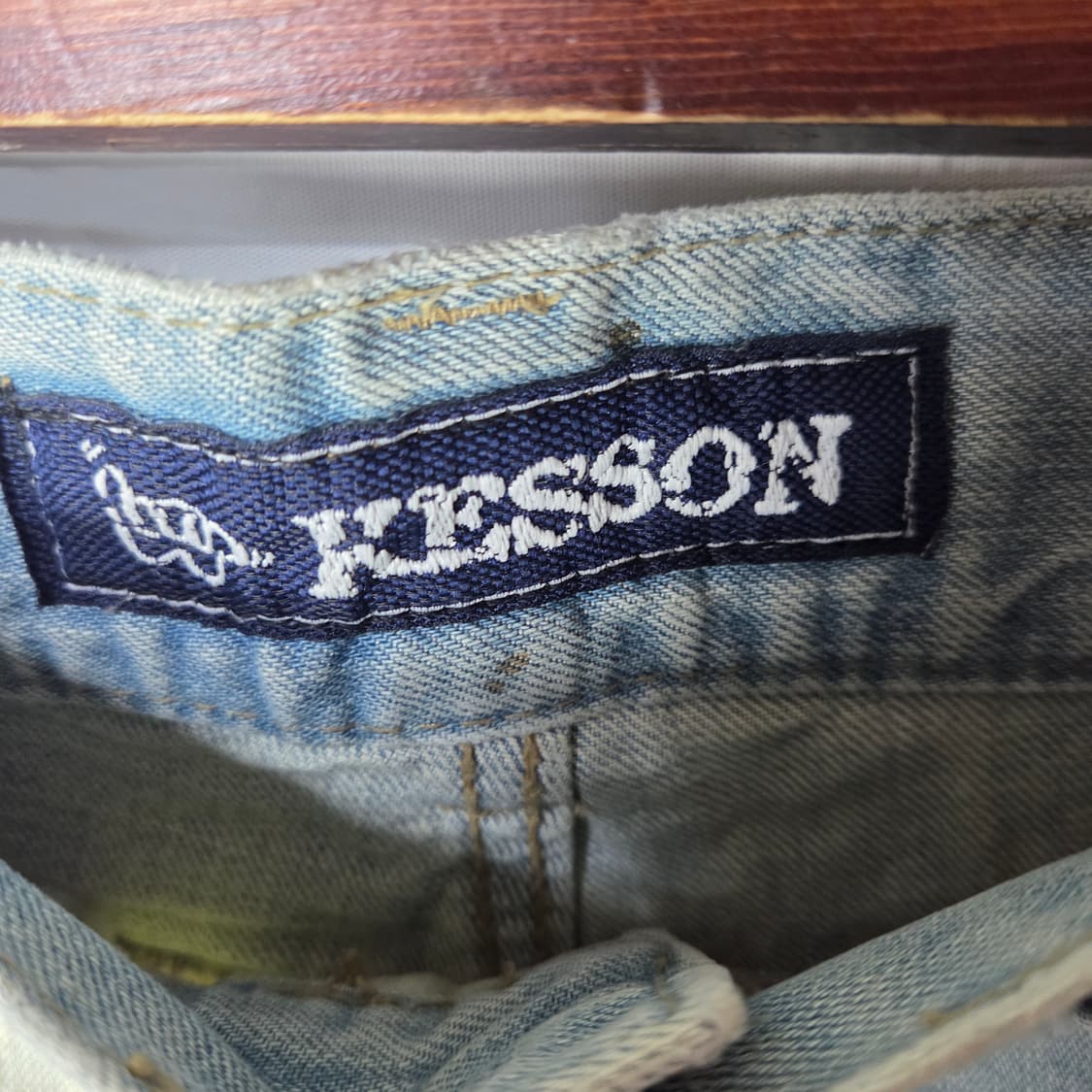 [Kesson] y2k 패치워크 데님 카고팬츠 상품이미지5