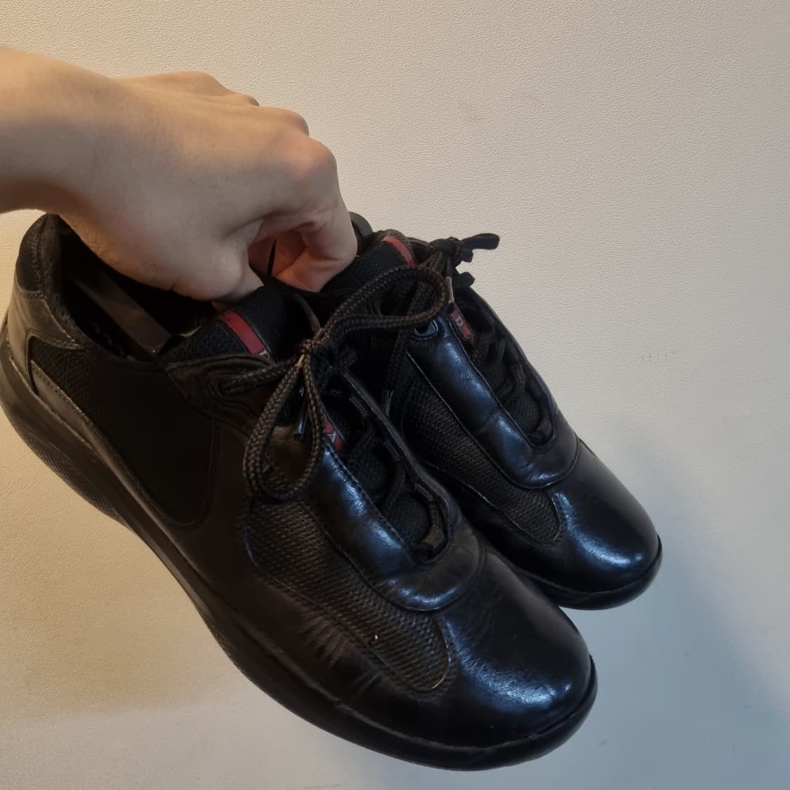 프라다 아메리칸컵 uk9.5 블랙 상품이미지1