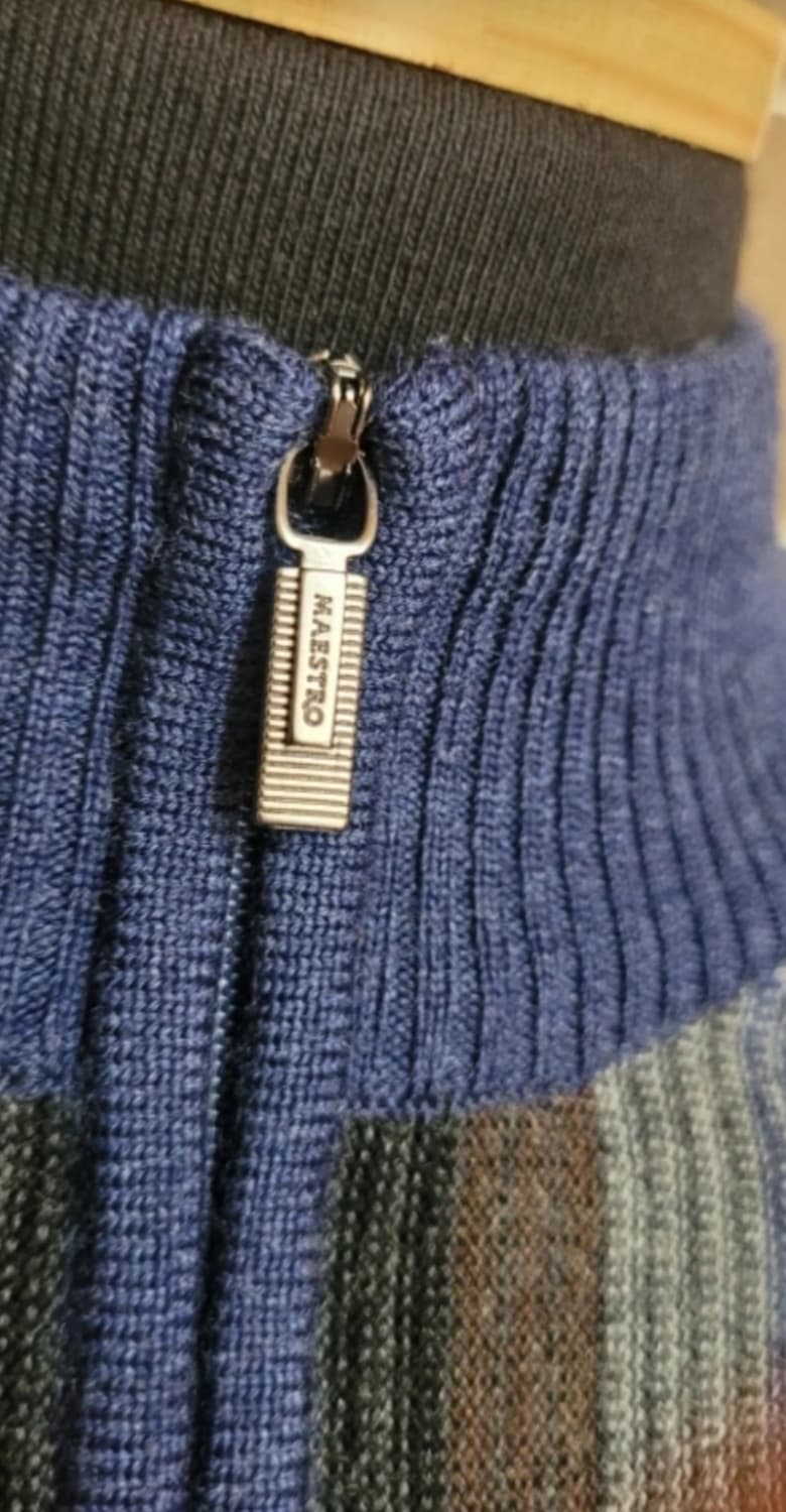 👔남성100사이즈👔maestro 반목 니트티(모100%) 상품이미지6