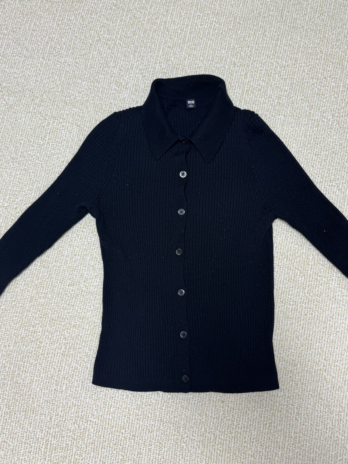 유니클로 메리노 립폴로 가디건 상품이미지1