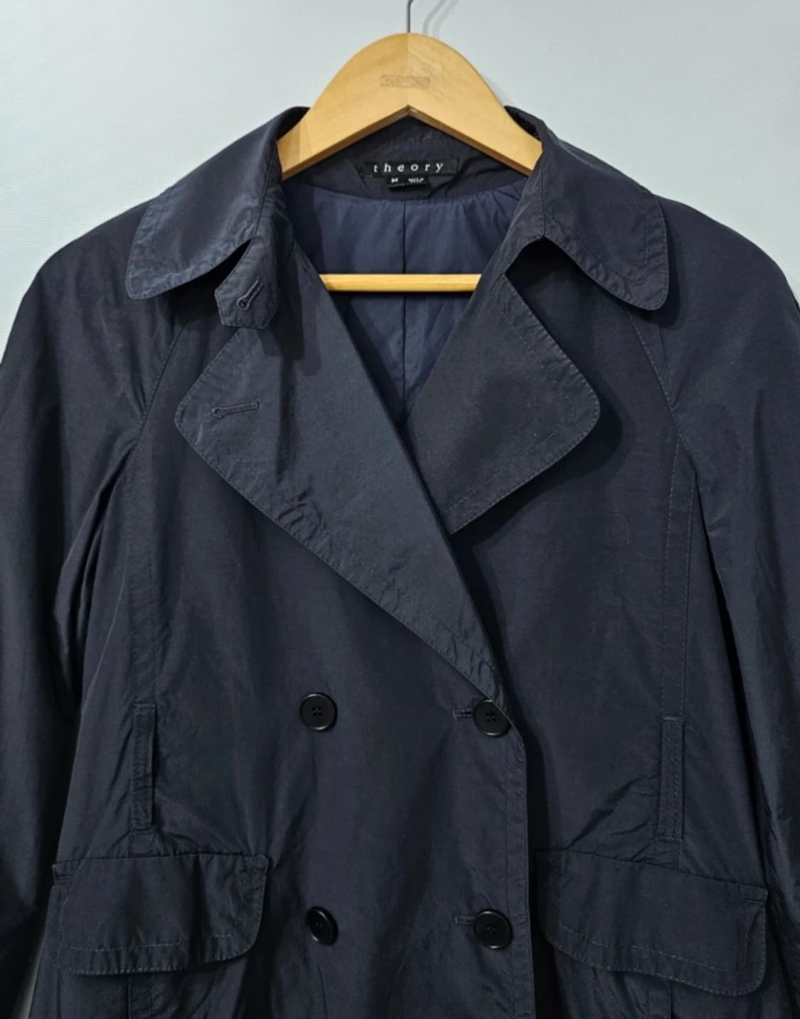 띠어리 네이비 트렌치코트~55 상품이미지1