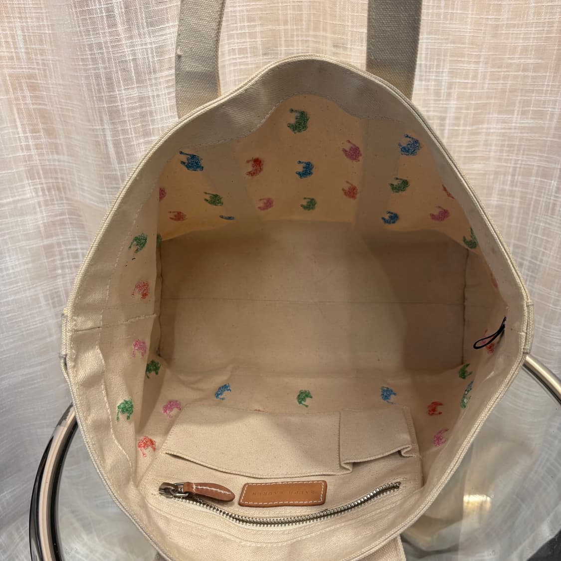 정품 폴로 랄프로렌 캔버스 토트백     상품이미지8