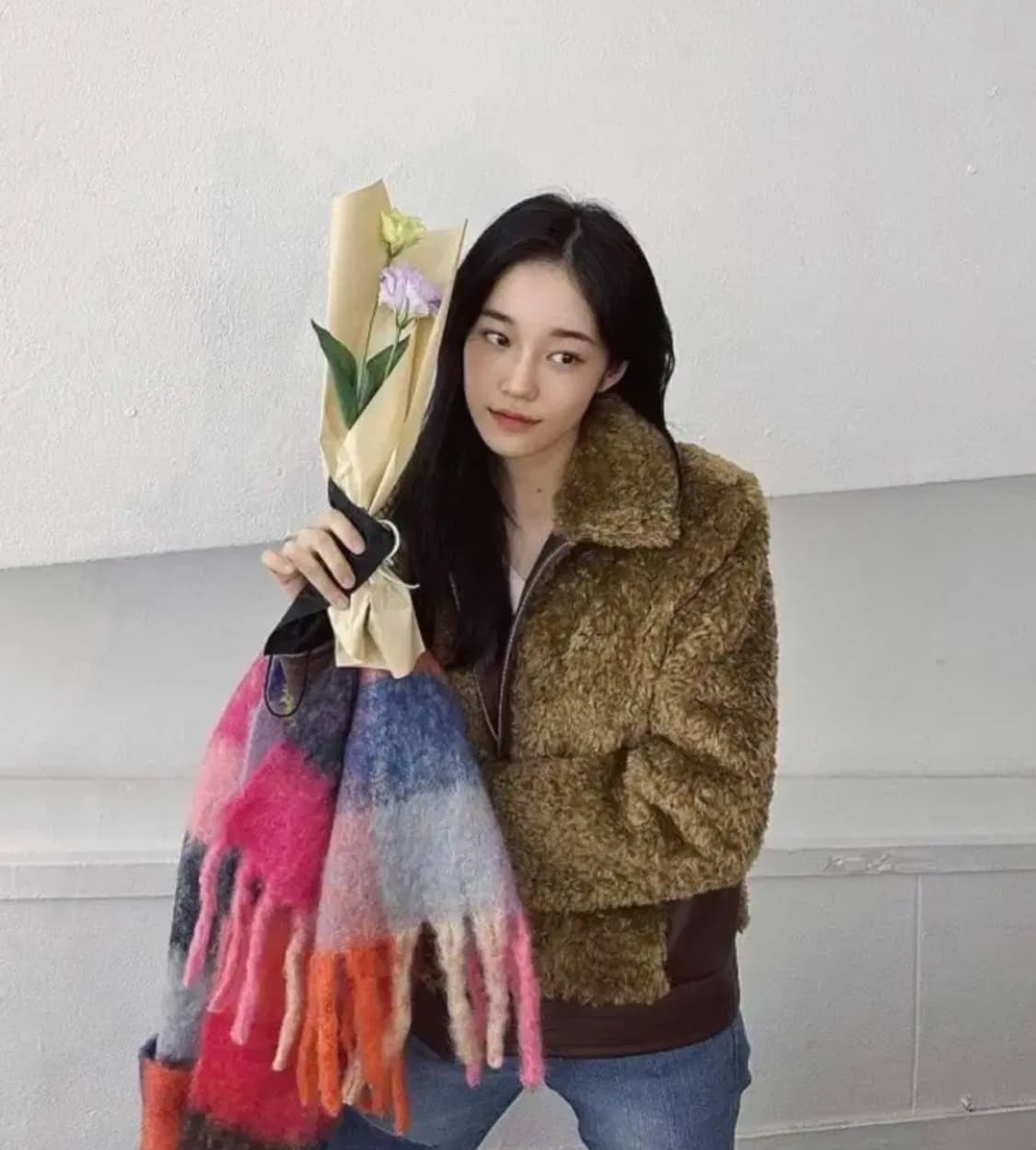 더오픈프로덕트 시어링 바이커 점퍼 상품이미지5