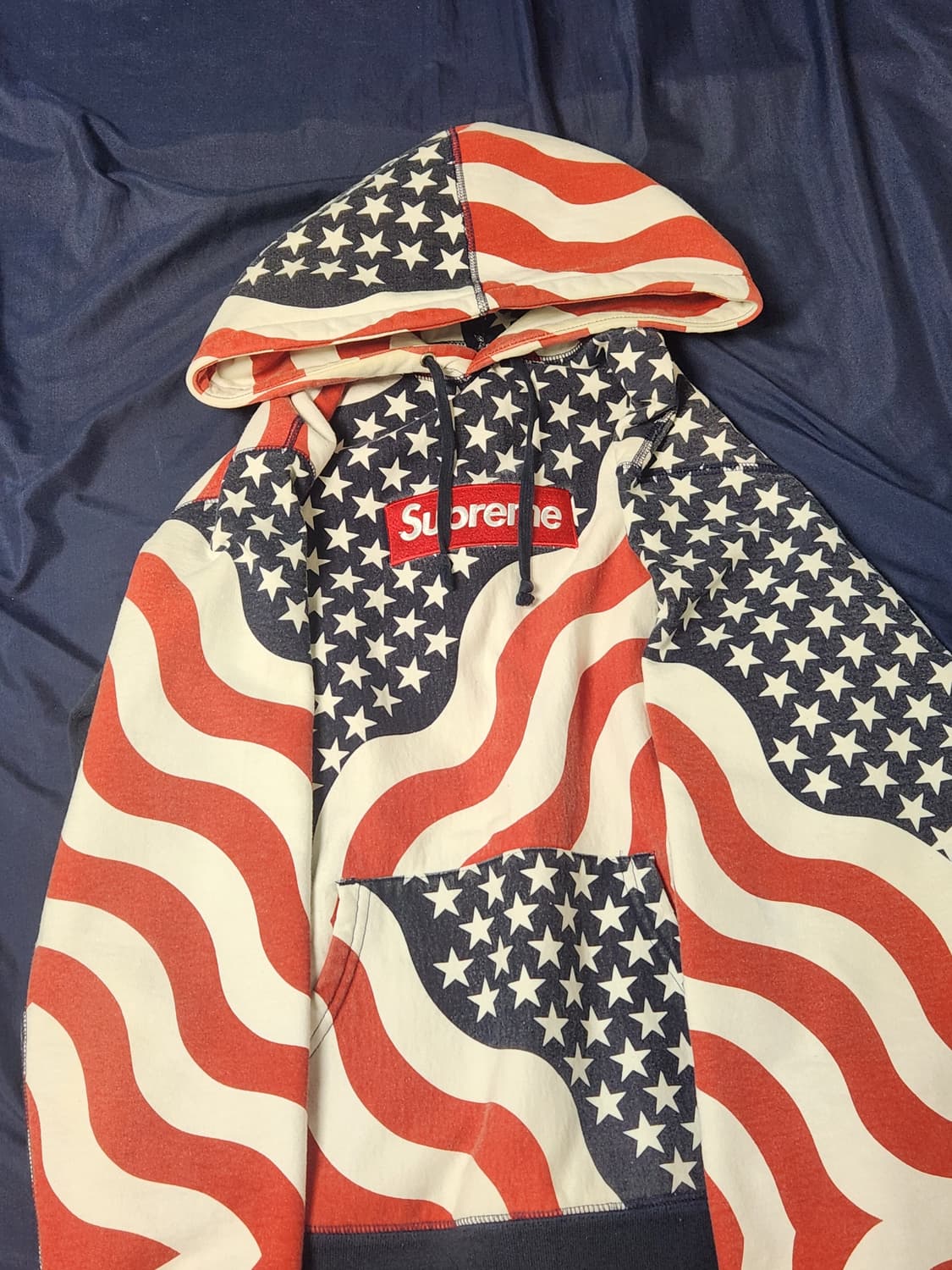 Supreme14fw 성조기 후드티(교환및판매) 상품이미지1