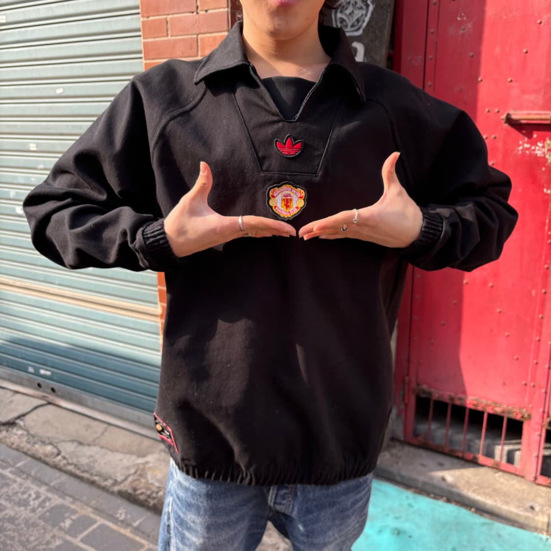 맨체스터 유나이티드 x 아디다스 아이콘 드릴 탑 상품이미지1