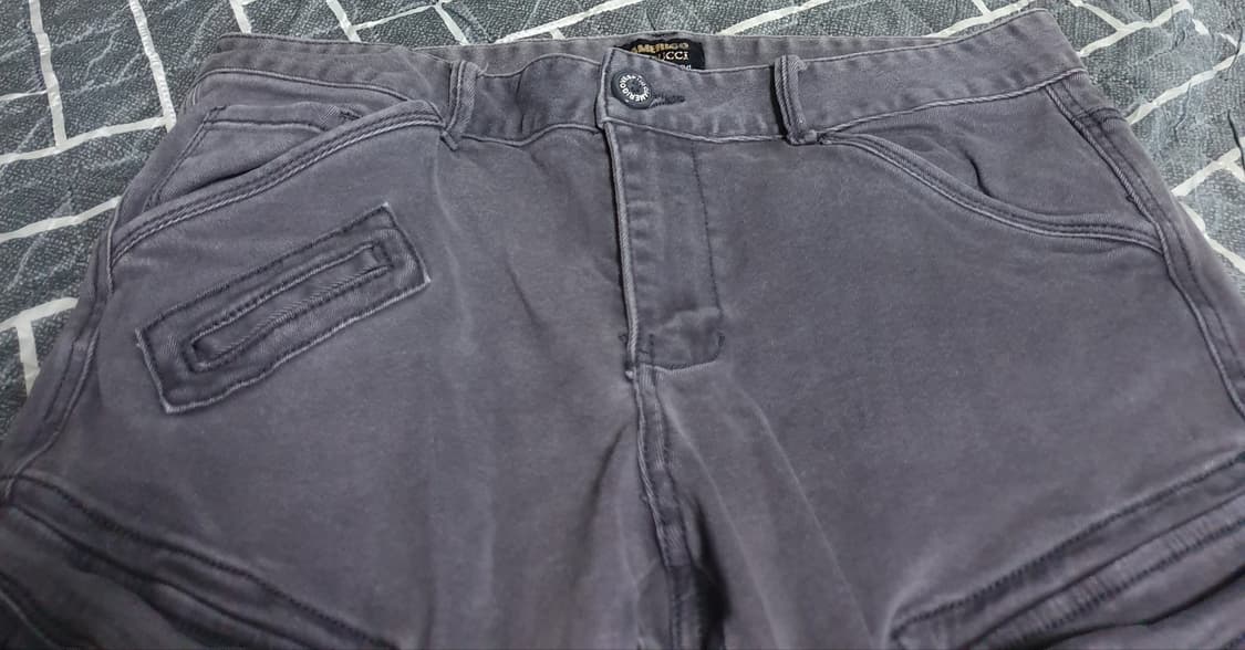 아메리고 베스푸치 스판 파라슈트 카고팬츠 차콜(32) 상품이미지2