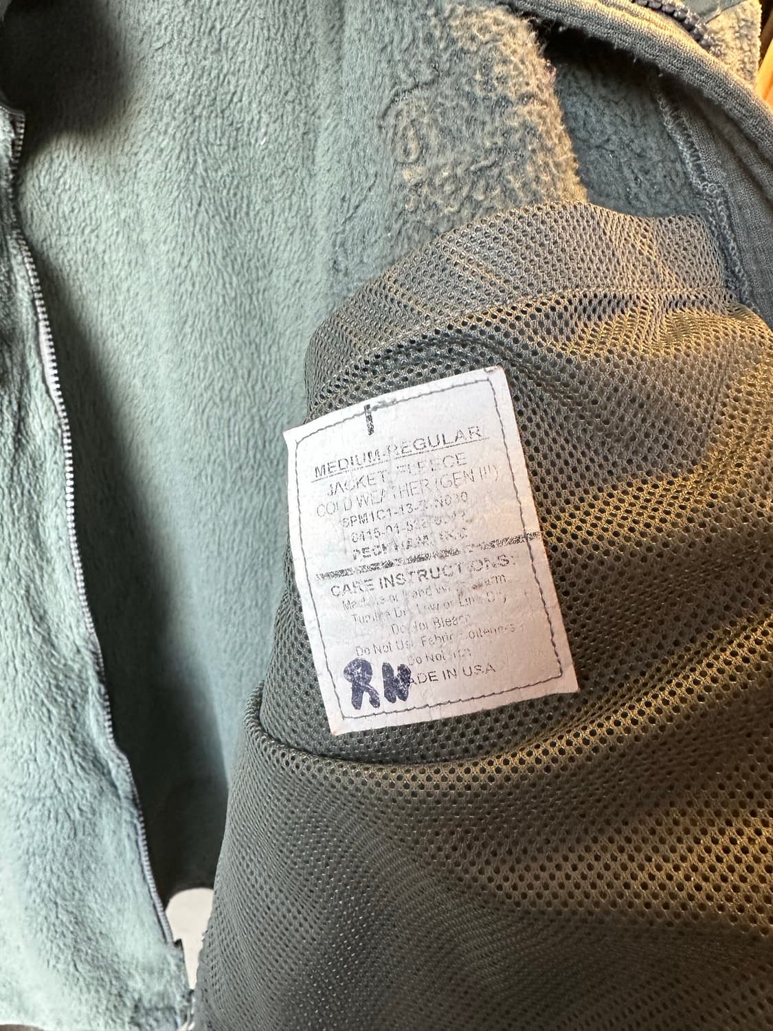 Us Army 미군 오리지널 젠3 폴라텍 후리스 자켓 M-R 상품이미지8