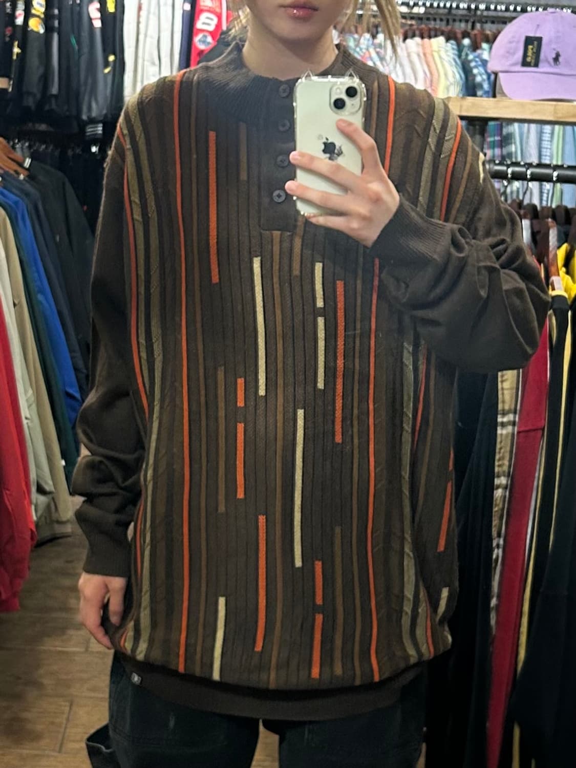 [HI] 스테이시애덤스 니트 브라운 상품이미지2