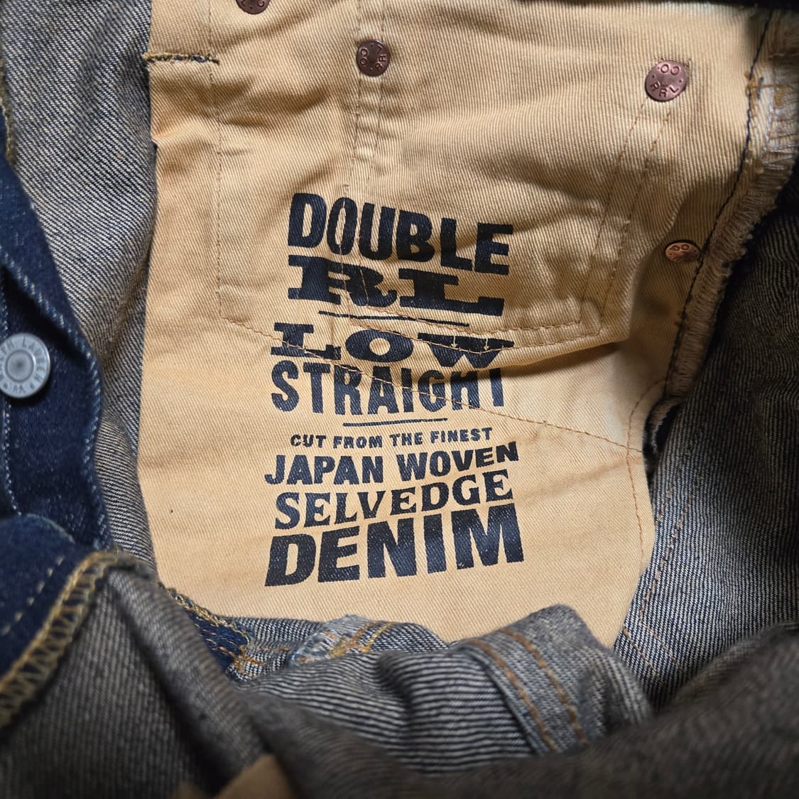 32x28 RRL 더블알엘 로우 스트레이트 재팬 셀비지 생지 데님 상품이미지3