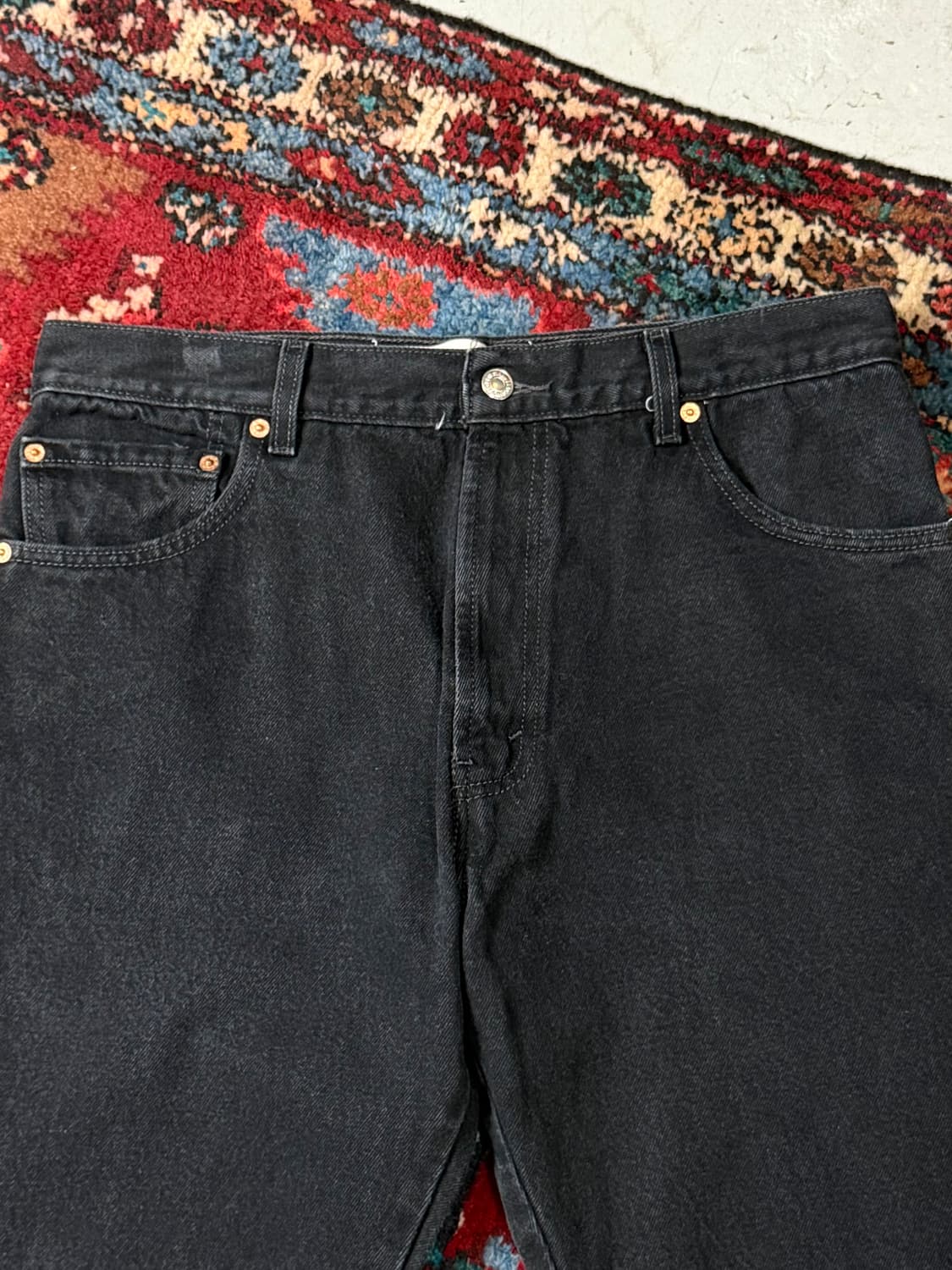 00's 빈티지 리바이스 517 블랙 부츠컷 플레어진 상품이미지6