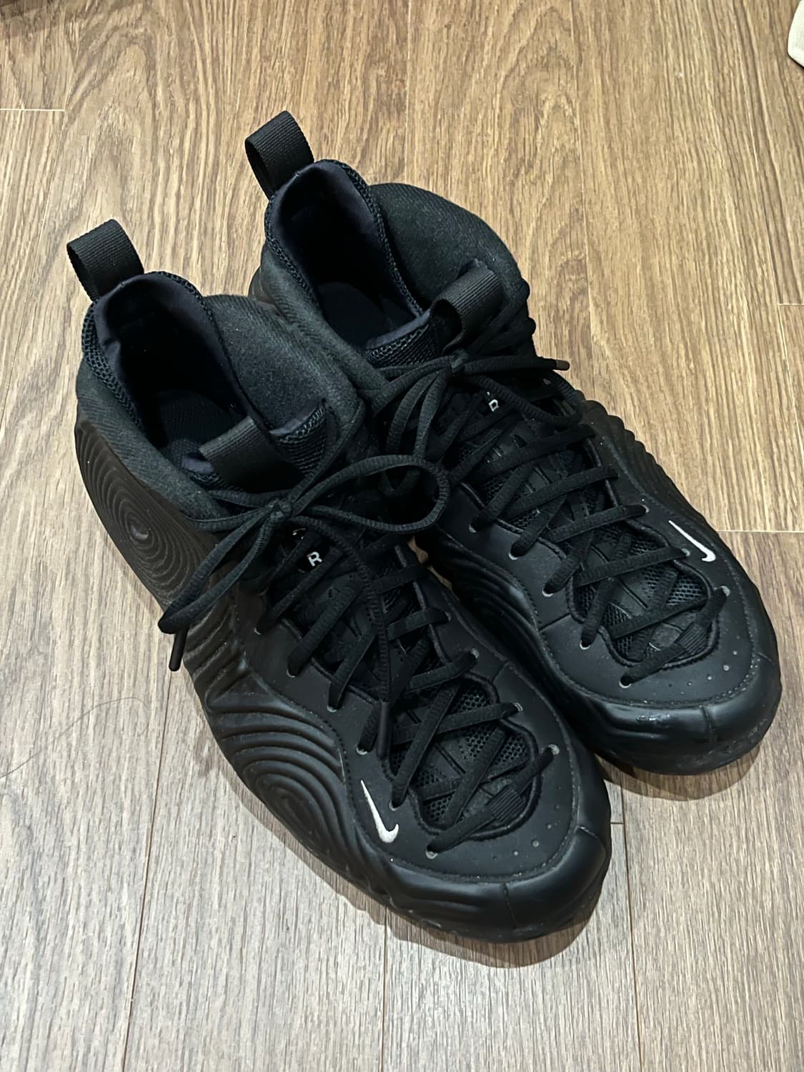 꼼데가르송 나이키 폼포짓 블랙 285 상품이미지7