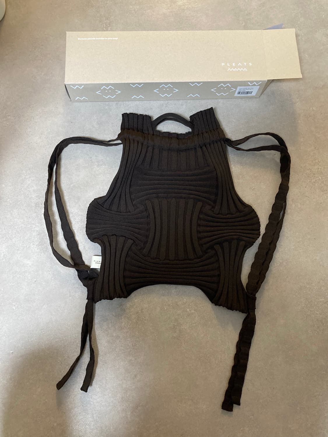 플리츠마마 뉴보우백팩 브라운 상품이미지6