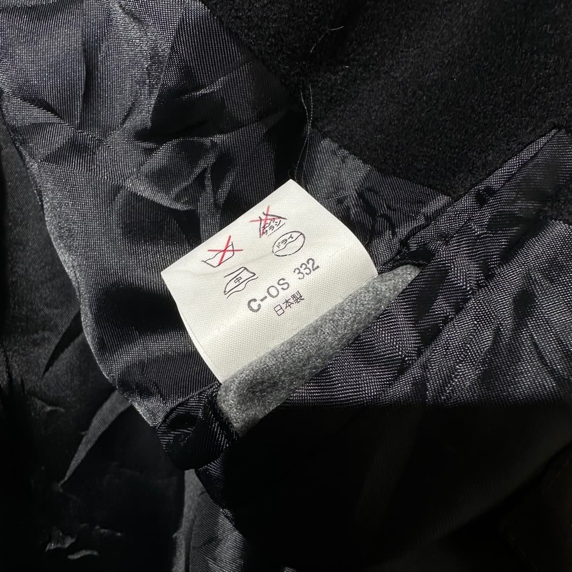 나자레노 가브리엘리 캐시미어 100% 더블 코트 블랙 상품이미지8