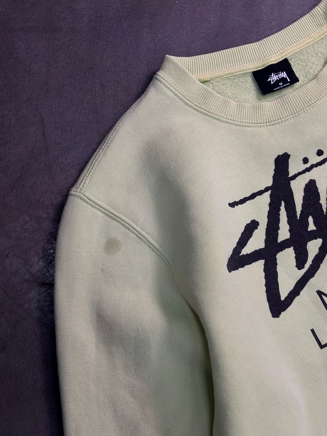 재팬 스투시 월드투어 스웻셔츠 상품이미지2