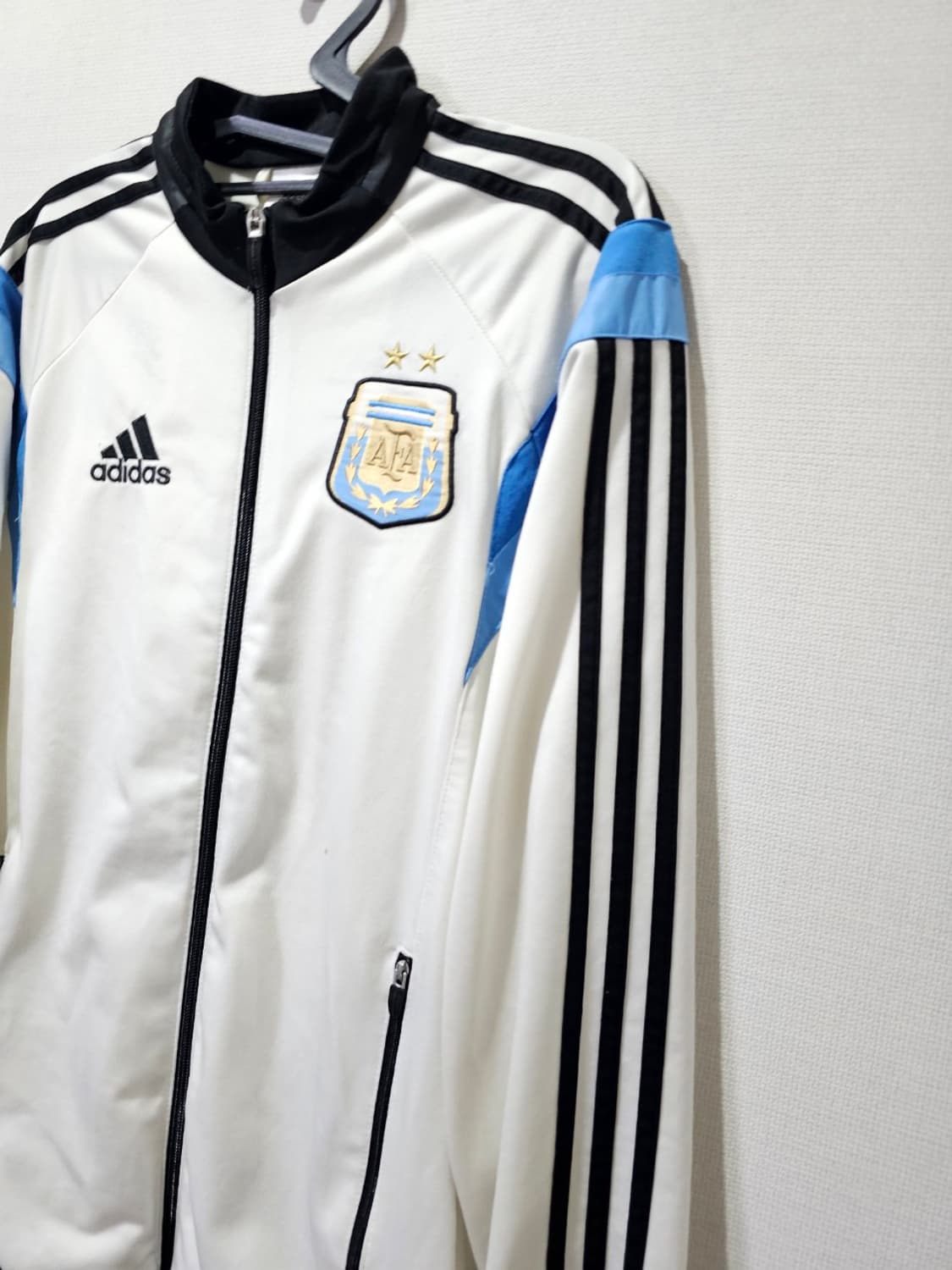아디다스 아르헨티나 화이트 유니폼 트랙탑 져지 95 / M 상품이미지2