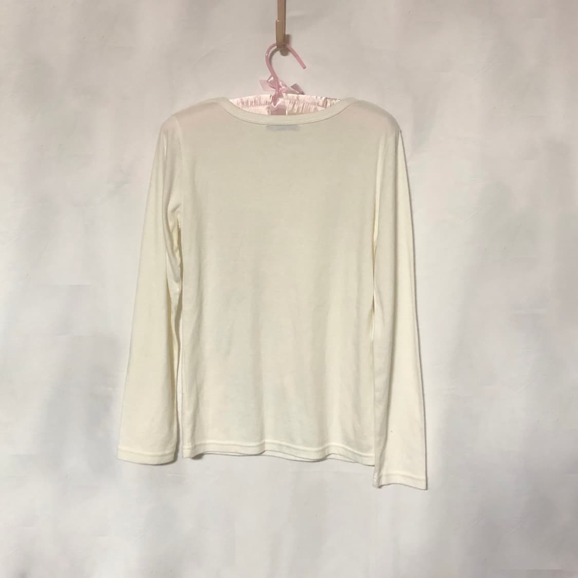 나비 레터링 티셔츠 화이트 상품이미지8