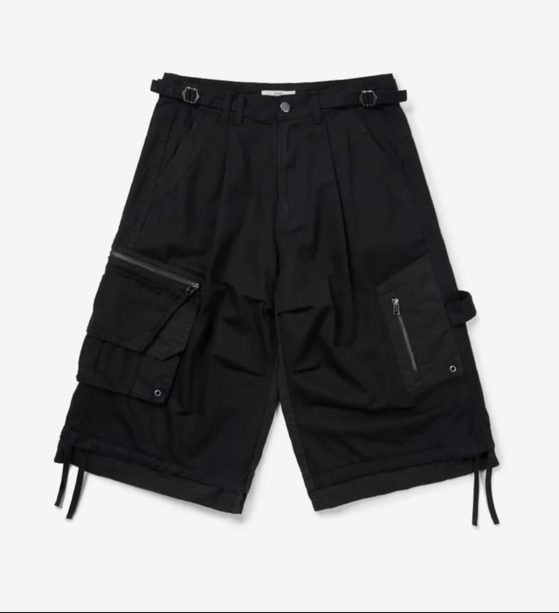  LAYERED CARGO BERMUDA SHORTS 2.0 블랙 상품이미지1