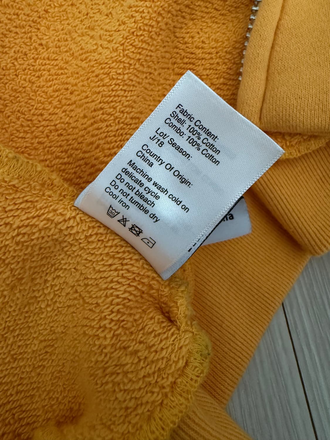 R13 16ss 옐로우 카모 아부 후디 재킷 상품이미지10
