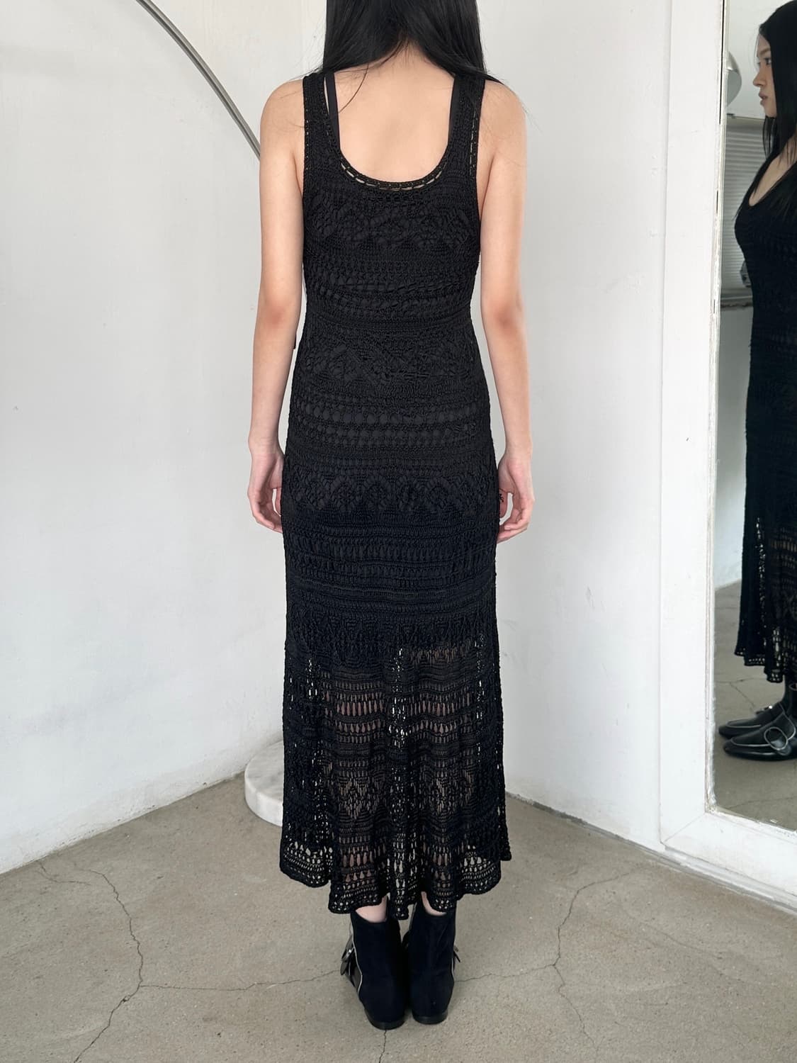 랄프로렌 레이스 니트 롱 드레스 상품이미지4