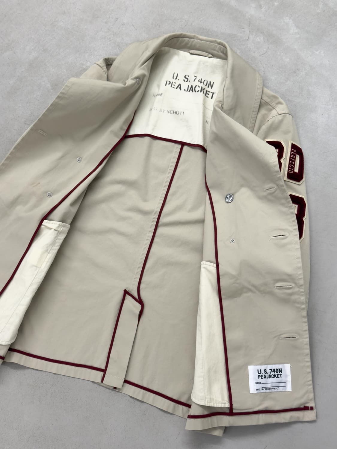 Schott 740N 피코트 자켓 상품이미지5