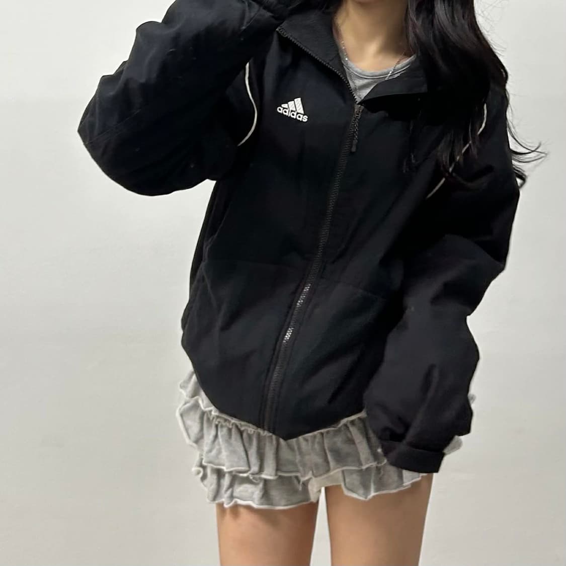 아디다스 00s 올드스쿨 아방핏 패디드 자켓 후드 점퍼(105) 상품이미지1