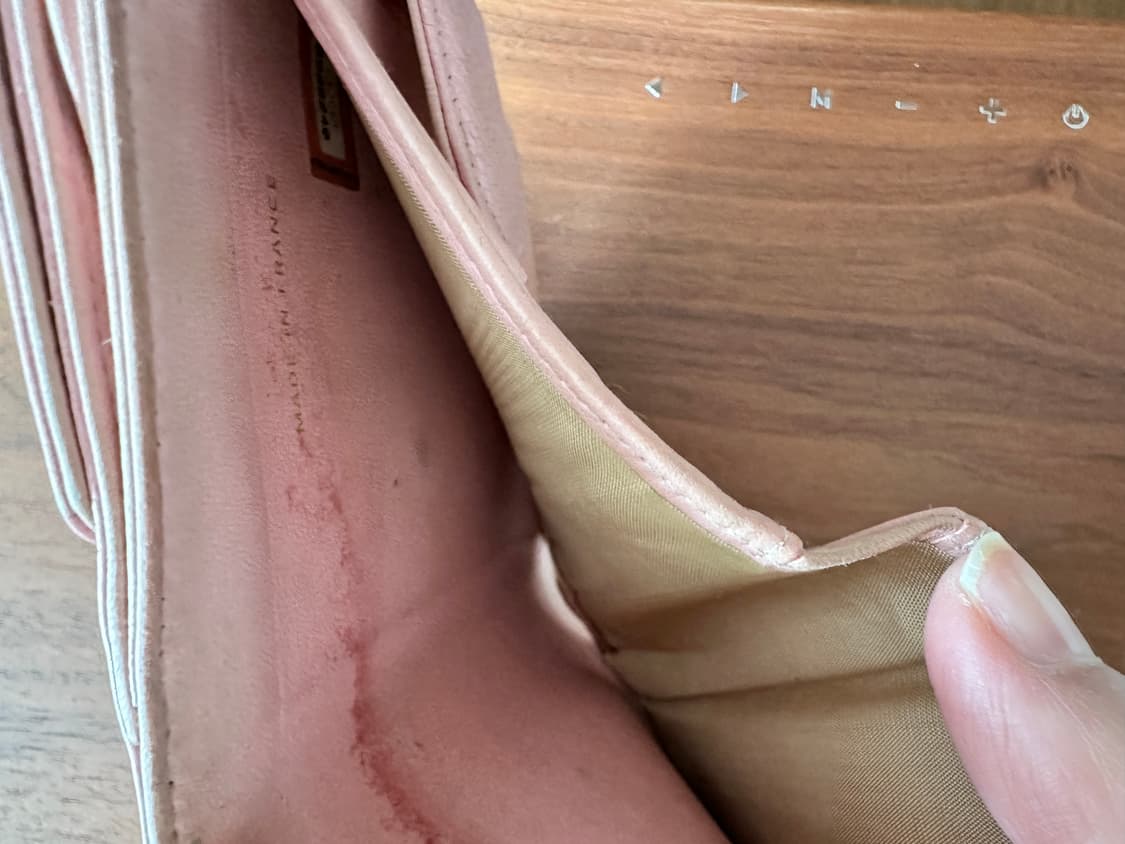 샤넬 핑크 반지갑 상품이미지5