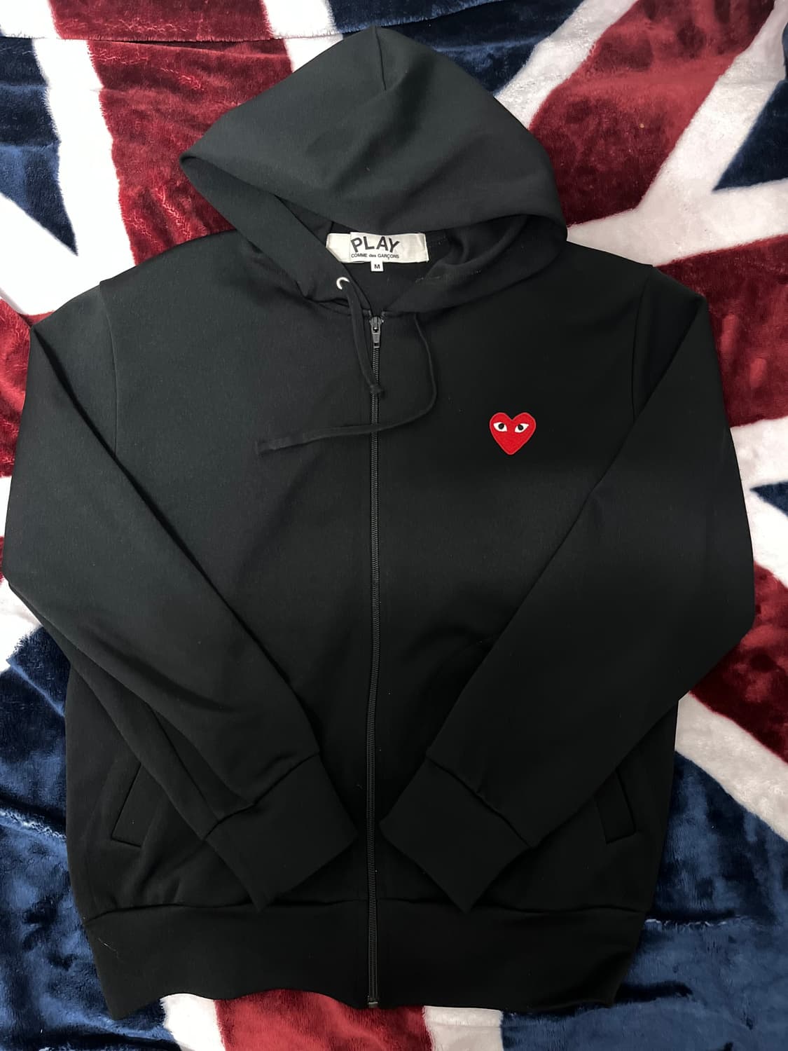 꼼데가르송 PLAY 후드 집업 M 95 상품이미지1